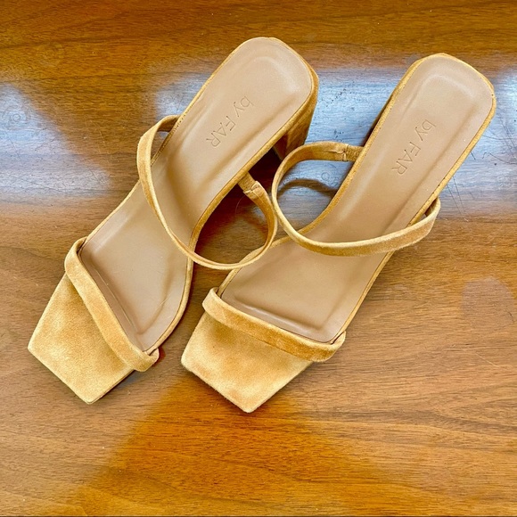 ‼️SALE‼️ By Far Tanya Suede Sandals 38 - Picture 5 of 11